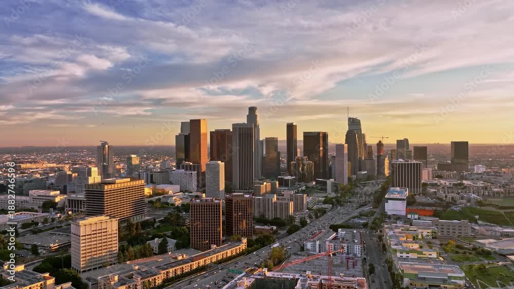 Aerial view of Los Angeles