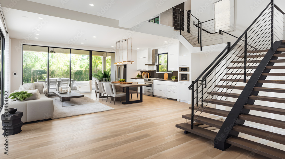 Modern luxury kitchen in a high-end real estate listing